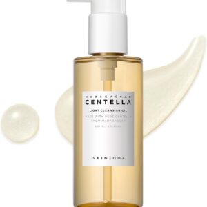 SKIN1004 Madagascar Centella Light Cleansing Oil 6.76 fl.oz, 200ml | Gentle Oil Cleanser for Face, Korean Facial Cleanser, Double Cleansing